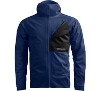 Ortovox - Veste imperméable et coupe-vent de randonnée - Trace 2.5L Jacket M Blue Nunatak pour Homme en Softshell - Taille S - Bleu Bleu S