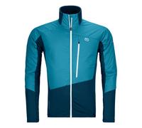 Ortovox Westalpen Swisswool Hybrid Jacket M L bleu montagne