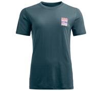 Ortovox - Women's 140 Cool Mountain Gradient T-Shirt - Haut en mérinos - XS - dark arctic grey