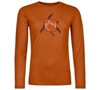 Ortovox - Women's 185 Merino Mountain Cutout L/S - Haut en mérinos - M - bristle brown