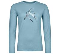 Ortovox - Women's 185 Merino Mountain Cutout L/S - Haut en mérinos - M - glacier grey