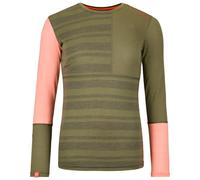 ORTOVOX 185 Rock'n'wool Long Sleeve W - Femme - Vert / Rose - taille S- modèle 2024