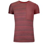 Ortovox 185 Rock‘N‘Wool Femmes T-shirt fonctionnel S Rouge foncé