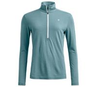 Ortovox - Women's 185 Rock'N'Wool Zip Neck - Sous-vêtement mérinos - M - icy shore