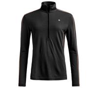 Ortovox - 185 Rock'N'Wool Zip Neck - Maillot thermique laine mérinos femme Black Raven - S