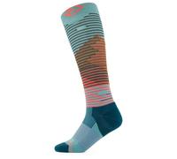 Ortovox - Chaussettes en laine de mérinos - All Mountain Long Socks W Ice Waterfall pour Femme en Laine - Taille 39-41 - Vert Vert 39-41