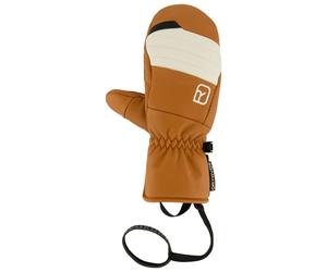 Ortovox - Women's Full Leather Mitten - Gants - L - bristle brown