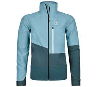 Ortovox - Veste de ski de randonnée légère, respirante et coupe-vent - Punta Berrino Jacket W Glacier Grey pour Femme en Laine - Taille M - Kaki Kaki M
