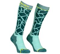 Ortovox - Women's Ski Tour Comp Long Socks - Chaussettes de ski - EU 35-38 - dark pacific