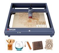 ORTUR H10 Graveur Laser - 10W CNC Machine à Gravure Laser,Laser Haute Puissance de sortie avec Arrêt d'Urgence,Machine de Découpeur à Gravure pour Bricolage Bois Métal Verre Acrylique Cuir