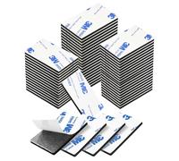 Oruiiju 60 Pièces scotch double face,3M Adhesif Puissant Ruban Mousse - for Hanging Pictures, Posters, DIY Projects(Noir)