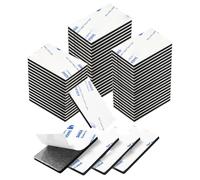 Oruiiju 60 Pièces scotch double face,Adhesif Puissant Ruban Mousse - for Hanging Pictures, Posters, DIY Projects(Noir)