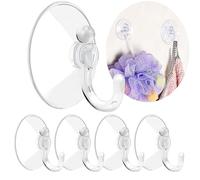 Oruiiju Crochets à ventouse pour fenêtres, verre, cuisine et salle de bain - Kit sans perçage (Ø 4 cm - 35 pièces)