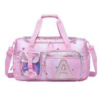 Oruiji Sac de voyage pour enfants, sac de voyage, sac fourre-tout pour filles et femmes, Love-Pink A