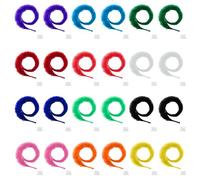 oruola Magic Worm Lot de 24 jouets en peluche pour chats et enfants, 23 cm, chenille magique pour le plaisir et le divertissement