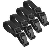 Oruola Sleeping Bag Extension Straps,Backpack Straps,Buckle Straps With Quick Release,Tie Down Straps For Outdoor Training,Travel(Black,4 Pack 2cm Wide
