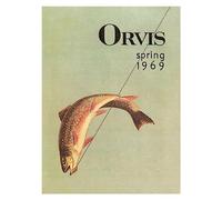 Orvis printemps 1969 pêche Vintage affiche rétro voyage pêche toile peinture mur Art photos décor à la maison pêche amateur cadeau (Color : A, Size : 60X90cm Unframed)