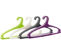 Orwell Cintre économiseur d'espace en plastique 5pk WI461 (Taille unique) (Une couleur)