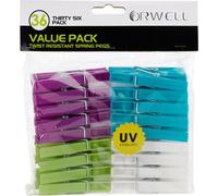 Orwell Value Spring Pegs 36pk WI1584 (Taille unique) (Une seule couleur)