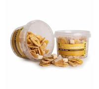 ORYCS Snack Tropical 150g, Complément Alimentaire pour Lapins et Rongeurs, Banane Noix de Coco Ananas, Riche en Fibres Minéraux et Vitamines