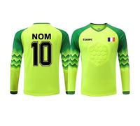 ORYG Kit Gardien Personnalisé Maillot de Football Personnalisé pour Enfants Jeunes Adultes avec Logo Nom de L'équipe