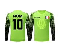 ORYG Maillot de Football Personnalisé pour Jeunes Adultes Enfants Kit Gardien Personnalisé