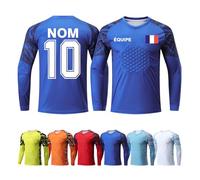 ORYG Maillot Gardien de But Rembourré Enfant Hommes Garçons Kit Gardien Personnalisé avec Nom Numéro Logo de L'équipe