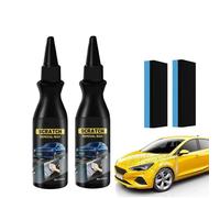 Oryshine éliminateur De Rayures De Voiture,Efface Rayures Profondes Voiture Avec Car Scratch Remover,Protection Semblable à la Cire Pour Surfaces Automobiles,Laisse une Brillance Durable 100ML (2PC)