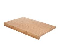 Oryx 5073000 Cuisine fabriquée en bois de bambou 100% avec bord 46 x 30,5 cm. Planche à découper, viande poisson, légumes, fruits, aliments