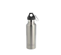 Oryx 5075070 Bouteille isotherme en acier inoxydable anti-gouttes 500 ml Fermeture 100% hermétique, avec mousqueton.