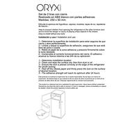 ORYX 5520045 - Protecteur Fermeture Sécurité Réfrigérateur ou tiroir, 2 pièces