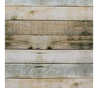 ORYX 5544036 Nappe en Toile cirée Ronde avec Motif de Planches en Bois Imperméable, Anti-Taches, en PVC, 140 cm de diamètre pour l’intérieur et l’extérieur Cranberry