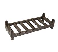 ORYX 6 bouteilles empilable plastique 6 bouteilles, marron