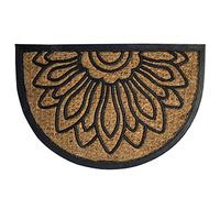 ORYX AFT Tapis de bienvenue en fibre de caoutchouc semi-circulaire 40 x 60 cm