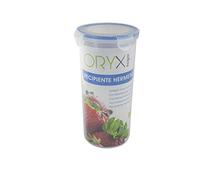 ORYX AFT05025024 5025024 Récipient hermétique en plastique rond 1200 ml. Ø 12 x H 19 cm. cm