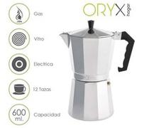ORYX Cafetière 12 Tasses, Aluminium, Argent, 18 x 27 x 14 cm Argent G