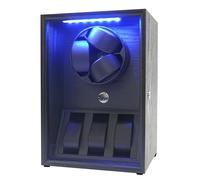 Oryx - Remontoir de montres automatique - 5 modes de rotation - Avec rangement supplémentaire et lumière LED - Remontoir verrouillable - Alimenté par USB - Moteur Mabuchi super silencieux