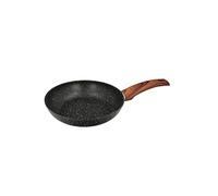 ORYX Sarten Aluminium Forgé Antiadhésif Ø 20 x 4,5 cm Manche caoutchouté / 5 couches / Finition pierre / Convient à tous types de cuisinières