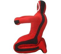 Oryx Sports Mannequin de Grappling MMA - Sac de Frappe de Judo, MMA, BJJ, Jiu Jitsu Position Assise Mains Avant (Non rempli, Toile) (70 inches, Toile Rouge)