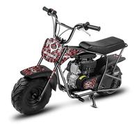 ORYXEARTH 105CC 4-Temps Dirt Bike Pocket Bike, Cross Benzin pour Enfants, Pneus Larges Tout-Terrain, Moto Cross Enfant, Mini Moto Motocross, Autocollants DIY à Partir de 13 Ans (Rose rouge)