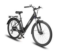 Oryxearth Pedelec Vélo électrique, avec capteur de couple, pour homme et femme, moteur arrière 250 W, batterie au lithium 10 Ah/36 V, portée 25 km/h, 100 km, vélo de ville pour adultes