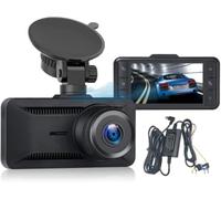 Oryzom Dashcam 4k Pro,Caméra Voiture 4K + 1080P Avant et Arrière, Vision Nocturne, Surveillance Parking 24h/24 (4k+1080P+Câble ACC, 64GB)