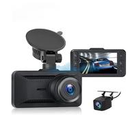 Oryzom Dashcam 4K Pro - Enregistrement Ultra HD avec caméras Avant/arrière, Vision Nocturne et Surveillance 24h/24(Autoladegerät für Zigarettenanzünder*1)