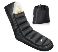 Orzbow Chanceliere Bebe Poussette, Hivers Longue Chanceliere Universelle pour Poussette avec Fermeture Éclair, Imperméable, Particules Antidérapantes, Amovible, Lavable Machine, 104 * 44cm, Noir