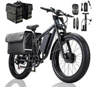 ORZEL K17 vélo électrique 2000W double moteur 26 "45 KM/H vitesse 120KM portée 25Ah batterie ORZEL K17