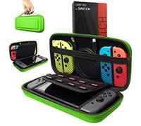 Orzly Carry Case Compatible With Nintendo Switch, Green (Case Only - Video Games & Console Are Not Included)