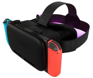 Orzly Casque VR pour Nintendo Switch et Switch OLED Console, Casque de réalité virtuelle 3D VR Jeux, Lunettes VR Accessoires - édition Coffret Cadeau