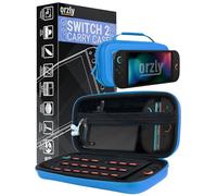 Orzly Étui de Transport pour Console Nintendo Switch 2 (2025), étui Rigide avec Rangement Intelligent pour Accessoires et 20 Poches pour Jeux, édition Coffret Cadeau