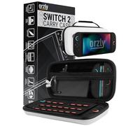 Orzly Étui de Transport pour Console Nintendo Switch 2 (2025), étui Rigide avec Rangement Intelligent pour Accessoires et 20 Poches pour Jeux, édition Coffret Cadeau