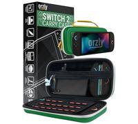 Orzly Étui de Transport pour Console Nintendo Switch 2 (2025), étui Rigide avec Rangement Intelligent pour Accessoires et 20 Poches pour Jeux, édition Coffret Cadeau